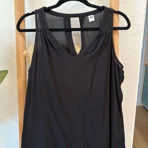 Old Navy Charcoal Sleeveless Blouse